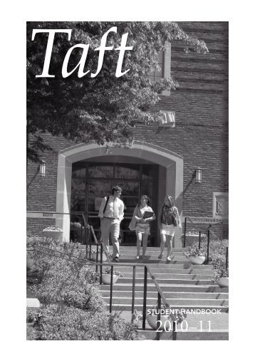 Student Handbook - The Taft School