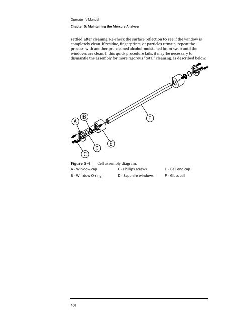 CETAC M-7600 Mercury Analyzer Operator's Manual