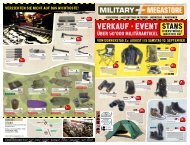 VerkAuF * eVeNT - Military Megastore