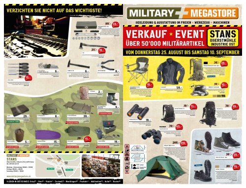 VerkAuF * eVeNT - Military Megastore