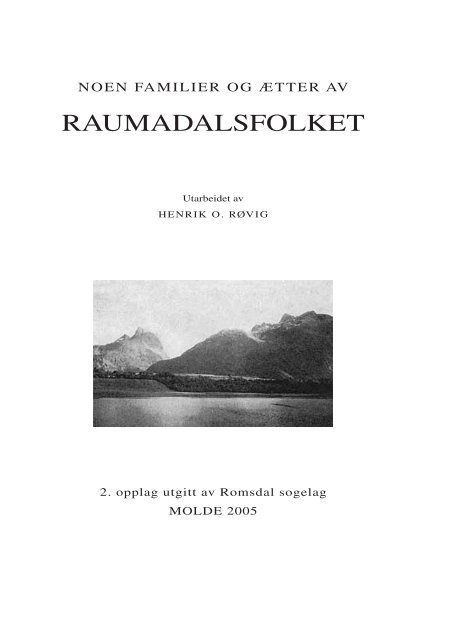 Raumadalsfolket - Romsdal Sogelag