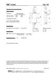 -V-Seal Typ: VE - Friedrich GmbH