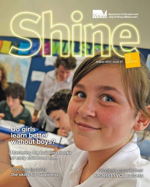 August 2010 Vol.2, Issue 07 - Department of Education and Early