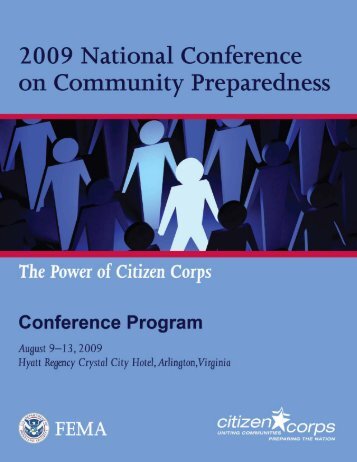 NCCP 2009 Conference Program - Emergency Management