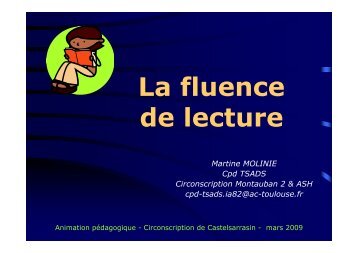 La fluence de lecture