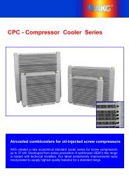 CPC - Compressor Cooler Series - AKG Gruppe