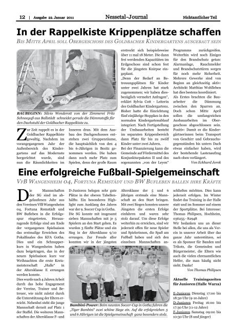 Bufleben - Friedrichswerth - Verwaltungsgemeinschaft "Mittleres ...