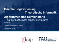 Algorithmen und Kombinatorik Auf der Suche nach ... - Informatik