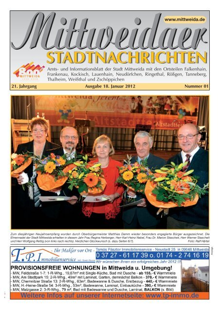 STADTNACHRICHTEN STADTNACHRICHTEN - Mittweida