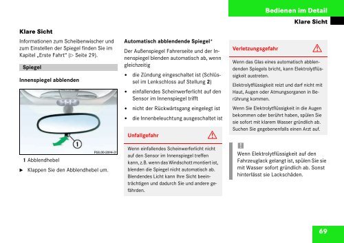 SLK-Klasse Betriebsanleitung - Mercedes club