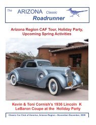 ARIZONA Classic Roadrunner - Arizona Classic Car Club