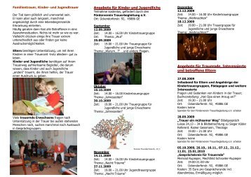 gibt es den Flyer mit meinen Angeboten fÃ¼r das 2. Halbjahr 2009 ...