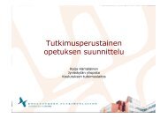 Tutkimusperustainen opetuksen suunnittelu - Edutool-wiki