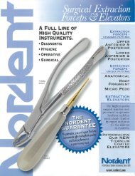 Nordent Surgical Extraction Forceps and Elevators Brochure