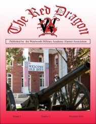 Red Dragon Vol 1 Issue 3 - Wentworth Military Academy & College