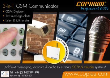 Multifunction Text Message Alert System - COP Security