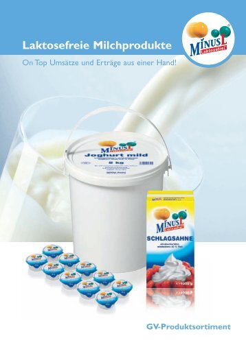 Laktosefreie Milchprodukte - MinusL