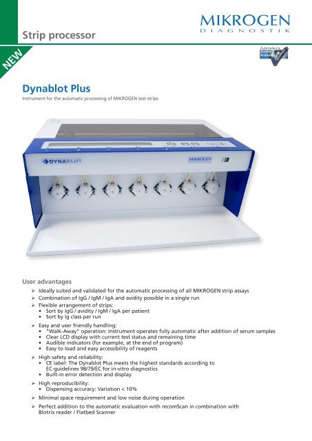 Dynablot Plus Strip processor - Mikrogen