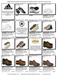 mike's better shoes**footwear for correctional facilities