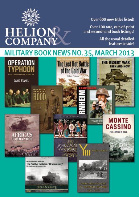 New and forthcoming books! - Helion &amp; Company