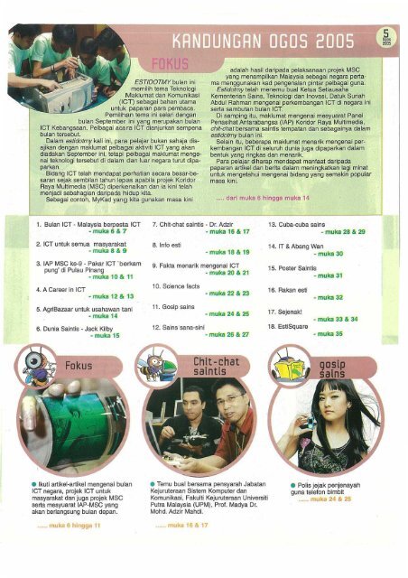 Teknologi Maklumat dan Komunikasi - Akademi Sains Malaysia