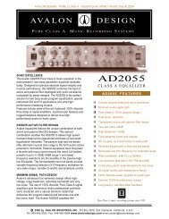 AD2055 - Information & specifications - Oakwood Broadcast