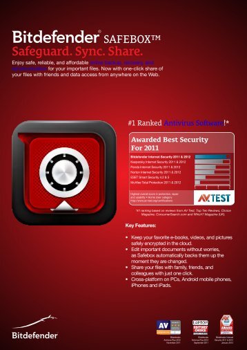 Awarded Best Security For 2011 - Bitdefender