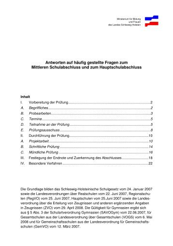MBF - FAQs zum MSA und Hauptschulabschluss - Zentrale ...
