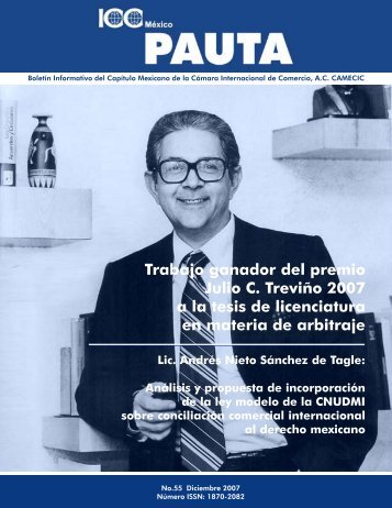 Trabajo ganador del premio Julio C. TreviÃ±o 2007 a la ... - ICC MÃ©xico