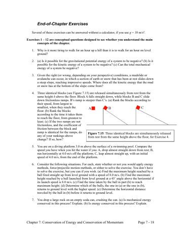 Chapter 7: Problems - WebAssign