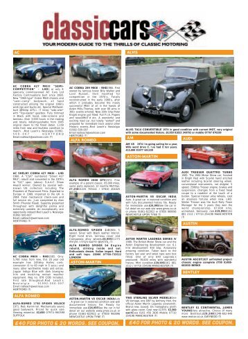 *Classic Cars Internet July - Classic Cars magazine