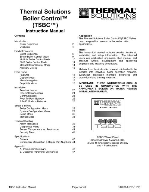 Sage 1a Controller - Categories On Thermal Solutions Products LLC ...