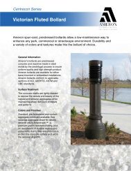 Victorian Fluted Bollard - Ameron's Pole Products