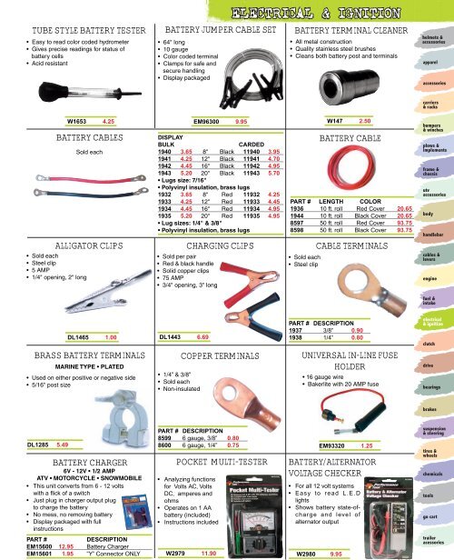 ELECTRICAL & IGNITION - Automatic Distributors