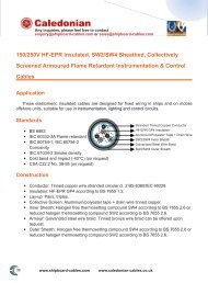 BS6883&BS7917 offshore and marine cables