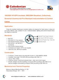 BS6883&BS7917 offshore and marine cables