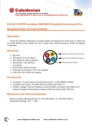 BS6883&BS7917 offshore and marine cables