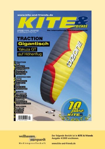 Der folgende Bericht ist in KITE & friends Ausgabe ... - WolkenstÃ¼rmer