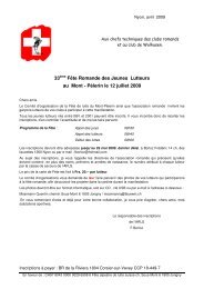 Inscriptions - Association fribourgeoise de lutte suisse