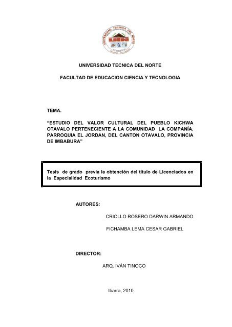 FECYT 816 TESIS.pdf - Repositorio UTN - Universidad TÃ©cnica del ...