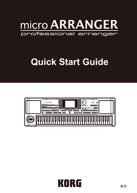 korg micro arranger manual