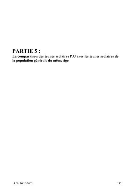 SANTE DES 14-20 ANS de la PROTECTION JUDICIAIRE ... - Inserm