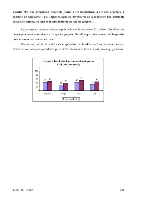 SANTE DES 14-20 ANS de la PROTECTION JUDICIAIRE ... - Inserm