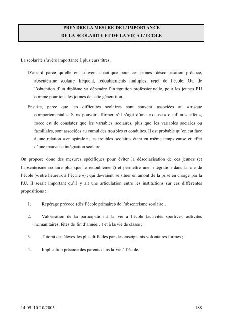 SANTE DES 14-20 ANS de la PROTECTION JUDICIAIRE ... - Inserm