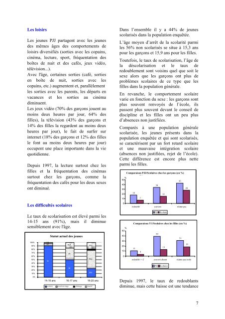 SANTE DES 14-20 ANS de la PROTECTION JUDICIAIRE ... - Inserm