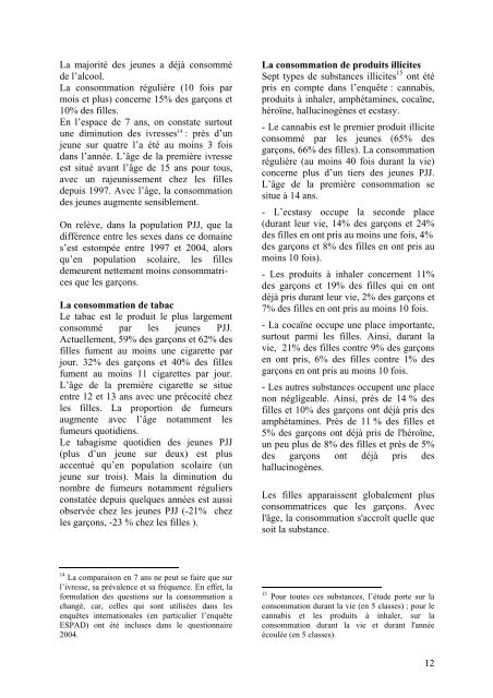 SANTE DES 14-20 ANS de la PROTECTION JUDICIAIRE ... - Inserm