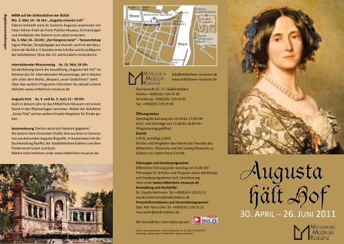 Download Flyer - Mittelrhein-Museum