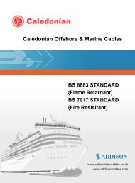 BS 6883 and BS 7917 offshore and marine cables