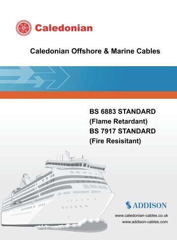 BS 6883 and BS 7917 offshore and marine cables