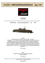1996 Insider Jahreslokomotiven Spur H0 - MIST72